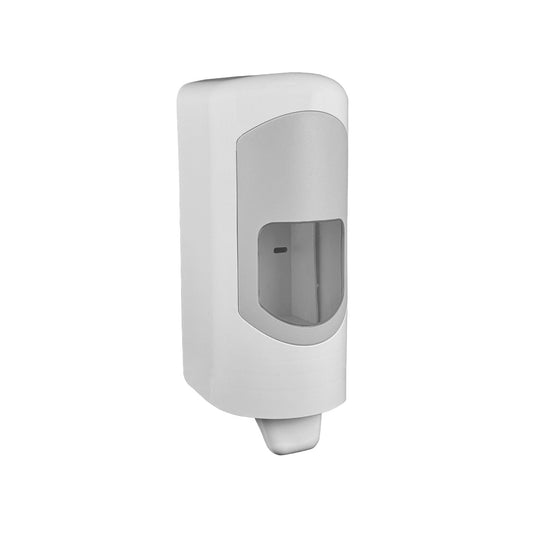 PEVA TWO - Plastic dispenser for 1 l and 2 l soft bottles, white